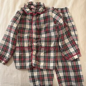 Classic Plaid Kids Pajama Set